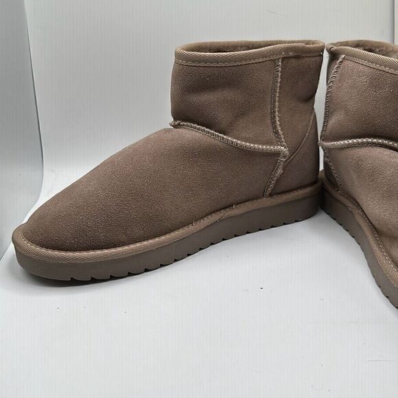 CUSHIONAIRE Cozy Boot 9.5 WIDE TAUPE - Picture 7 of 7